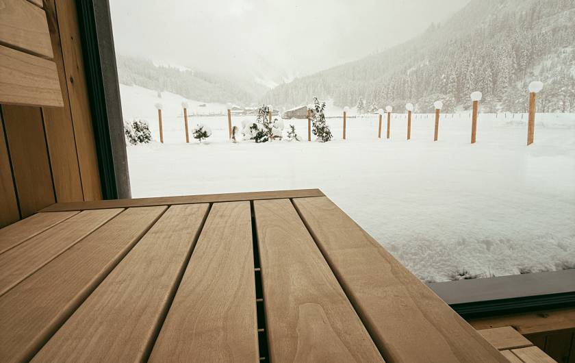 Finnische Sauna mit Bergpanorama - Fräulein Nannerl
